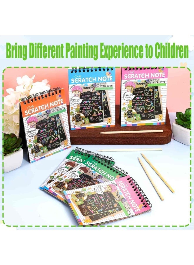 Mitoy Party Favors For Kids Scratch Book -12Pcs Return Gifts For Birthday Party, Party Favours Bulk Gifts, Mini Birthday Giveaways Small Gifts Party Favors Goodie Bag Pinata - Image 4
